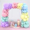 122pcs Macaron Multi-Color Rainbow Balloon Garland Arch Kit Ballon Decoration Wedding Birthday Decor Kid Baby Shower Favor Party