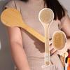Anti-slip Bamboo Bath Brush Long Handle Swine Bristle Bath Brush Shower Brush Remove Dead Skin