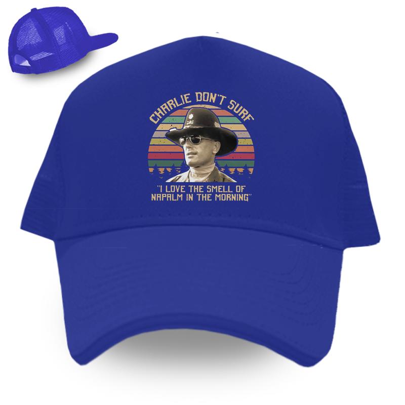 Vintage Apocalypse Now Charlie Don't Surf Baseball Cap Film I Love The Smell Of Napalm In The Morning Unisex Women Caps Hip Hop Hat