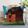 A-Away S-Spirited Cushion Cover Anime Film Soft Comfortable Pillow Case for Sofa Living Room Home Office Decor Protective Covers