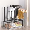 Boot Rack Shoe Organizer - Double Layered Boot Organizer for Tall Boots, Rain Boot for Entryway, Closet Floor