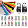 Sport Men 16pcs/set Elastic Multicolor Teen Women Silicone Shoelaces Boys Girls Supply