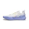 LiNing Blade Assassin 1 Roland Shock Absorption Non-Slip Lightweight Rebound Low-Top Basketball Shoes Men Sneaker White Purple ABPU021-3