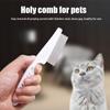 2Pcs Pet Grooming Flea Comb Stainless Steel Brush Flea Removal Massage Care Flea Hair Grooming Comb Pets Portable Accessories