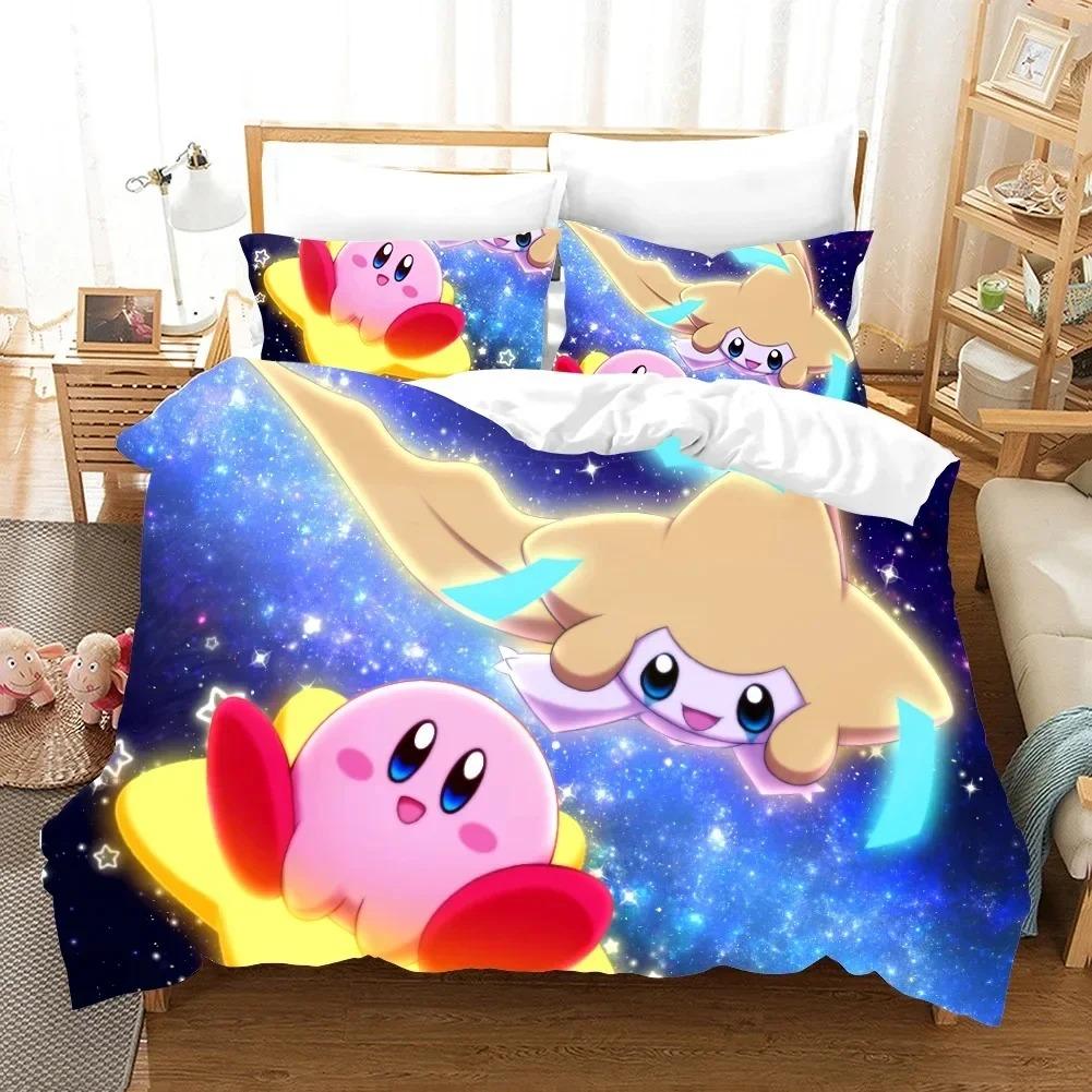 3D Printed Anime Kribys Bedding Set Boys Girls Twin Queen Size Duvet Cover Pillowcase Bed Kids Adult Fashion Home Textileextile