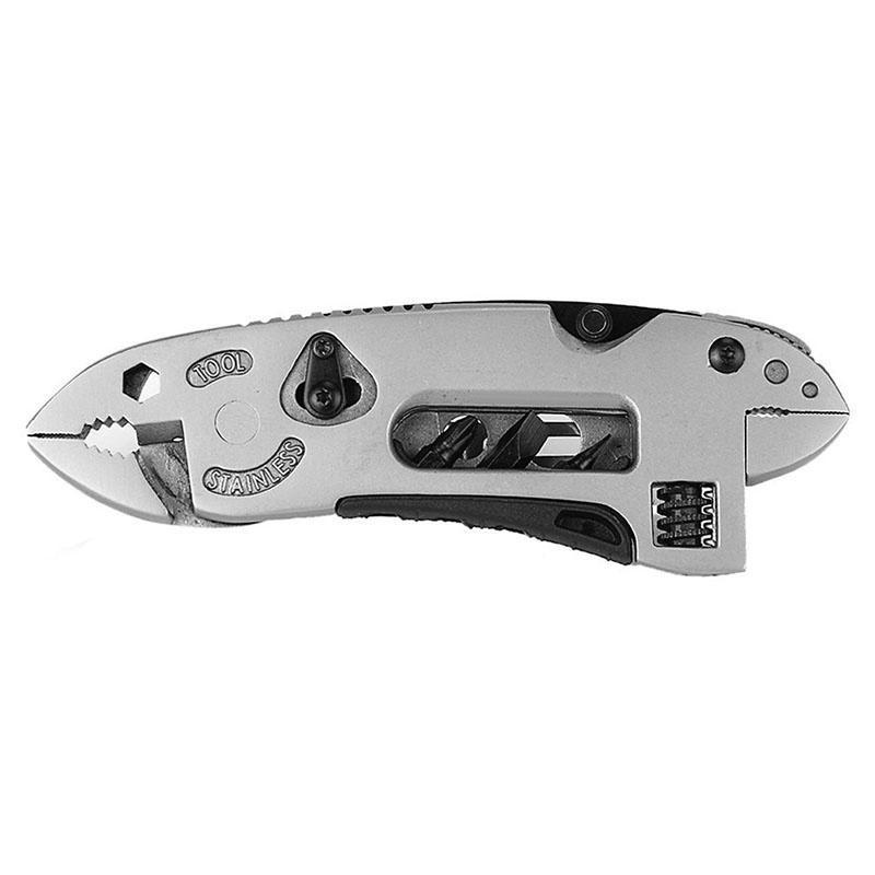 Multitool Pliers Pocket Screwdriver Adjustable Wrench Jaw Spanner Outdoor Camping Multi Repair Tools MYY