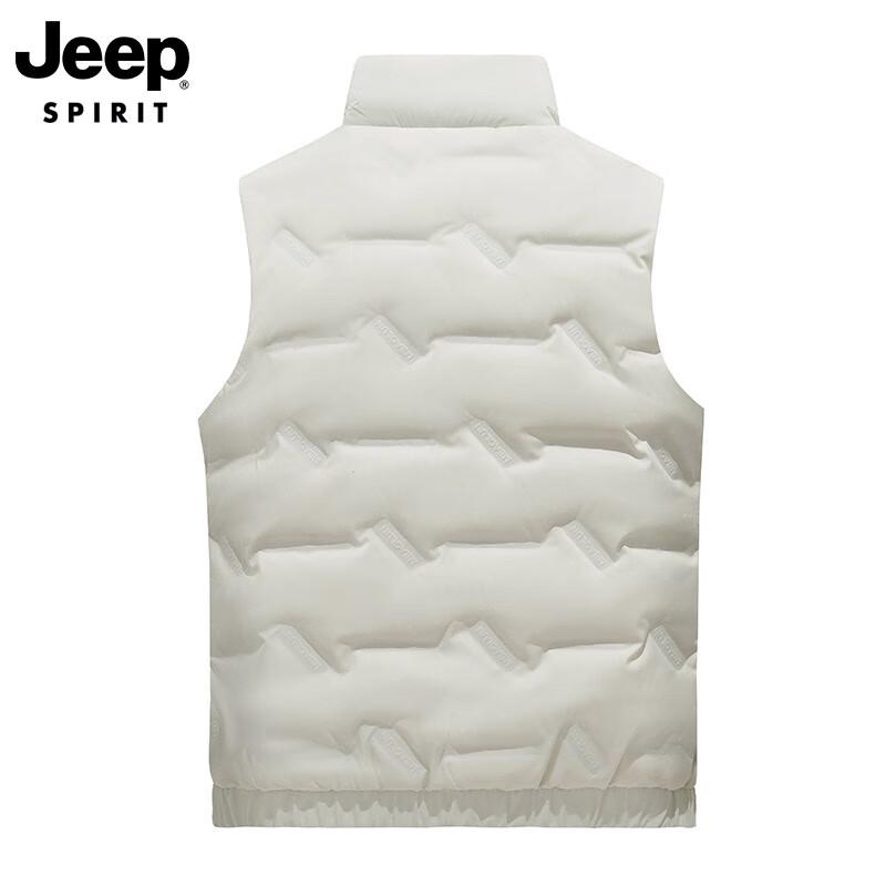 JEEP SPIRIT Men's Casual Duck Down Puffer Vest