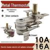 Electric Heater Thermostat 10A/16A - Metal Oil Radiator Temperature Control Switch, High Temperature Resistant Accessories