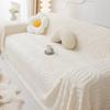 Anti-Scratching Plush Sofa Towel All-Inclusive Winter Thickened Sofa Cover Simple Modern Sofa Cover Cloth