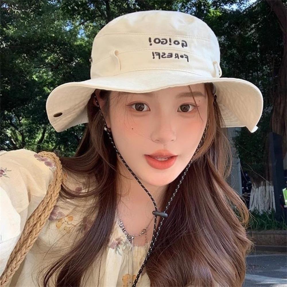 Trendy Fishing Cap Anti-UV Sunscreen Hat New Bucket Hat Gift