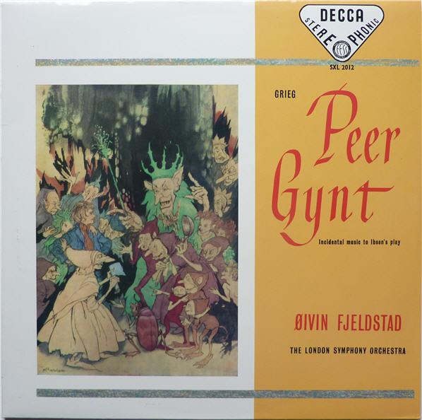 LP Record EDVARD GRIEG / ØIVIN FJELDSTAD, THE - Grieg: Peer Gynt (Incidental Music  SXL2012 Speakers Corner 1993 Germany Classical Used
