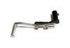 Motorcycle Shift Pedal, Super Cub, Monkey, Aluminum, Change Pedal, Modification, Angle, Length Adjustment (Silver)