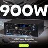 Woopker AK55 High Power Digital Amplifier Bluetooth Sound Amplifier 2 Channel HIFi FM USB Audio Amp for Home Car Karaoke