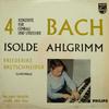 LP Record JOHANN SEBASTIAN BACH , ISOLDE AHLG - 4 Konzerte Für Cembali Und Streiche A00501L Philips Germany Classical Used