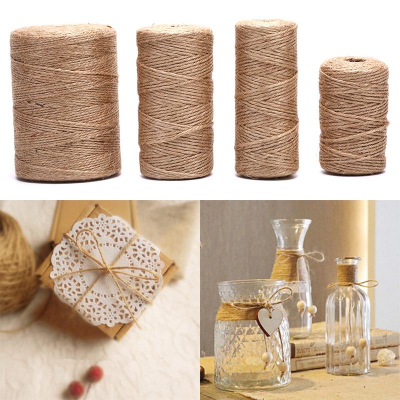 Natural Hemp Thread Twisted Hemp Cloth Hemp Rope Jute Thread Rope Diy Craft Decoration