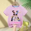 2025 Hot Movie Soft Cotton Baby Girls T Shirt Children's Clothing KPop Demon Hunters Fans Gifts Kids Clothes Fashion Casual Tops