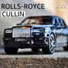 New Large 1:20 Rolls-Royce Cullinan SUV Alloy Model Car Modified Metal Die-casting Boy Toy Car Pull Back Sound and Light Six-door Children's Gift