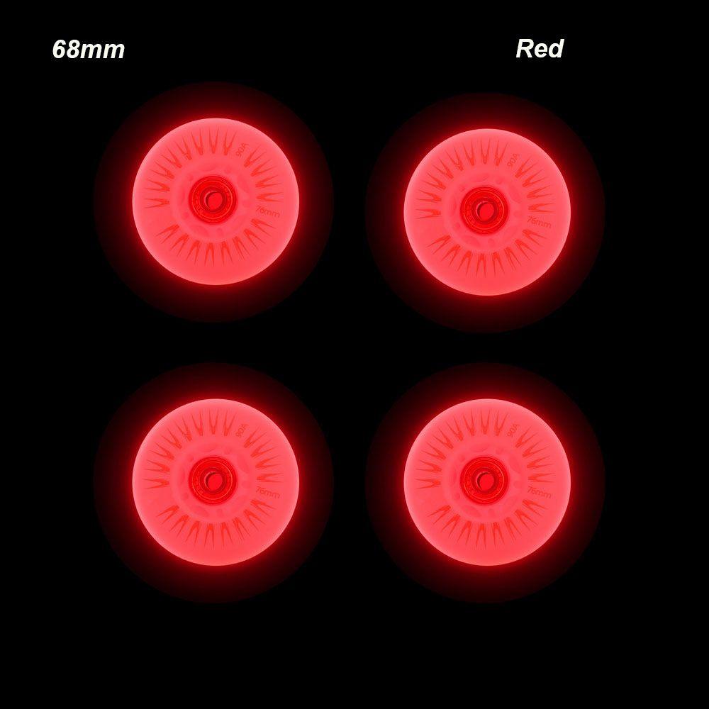 Kids 70mm 68mm 64mm 60mm 62mm 80mm 76mm 72mm Flash Wheel Roller Wheels Parts Outdoor Inline Skates