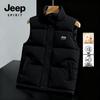 JEEP SPIRIT Unisex Stand Collar Winter Padded Vest