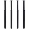 VidaXL Telescopic Table Legs 4 Pcs Black 710 Mm - 1100 Mm
