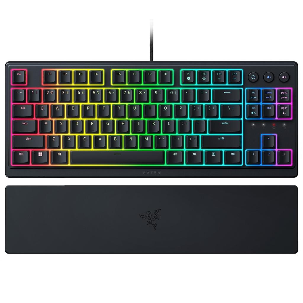 Razer Razer Ornata V3 Tenkeyless Tenkeyless Thin Wired Keyboard with Mechanical Membrane Switches with a Comfortable Click Feeling Low Profile