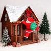 Christmas Inflatable Santa Claus Outdoor Decoration Large Lighted Blow Up Santa with Built-in LED Light for Front Back Yard Garden Lawn Outside Decor
