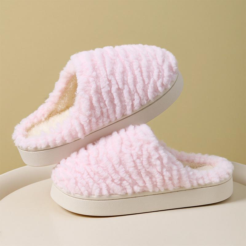Winter Turtle Shell Cotton Slippers Women's New Indoor Home Home Home Non-slip Warm Plush Slippers Men's