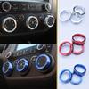 My Good Car for KIA K3 2015-2018 Aluminum Alloy AC Switch Buttons Cover Air Condition Control Knob Ring