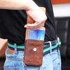Vertical Leather Phone Rotary Belt Clip Wallet Case Card Holder Men Waist Bag For iPhone 15 13 12 Pro Xiaomi Redmi Note 11 9 Samsung S23 Holster Pouch