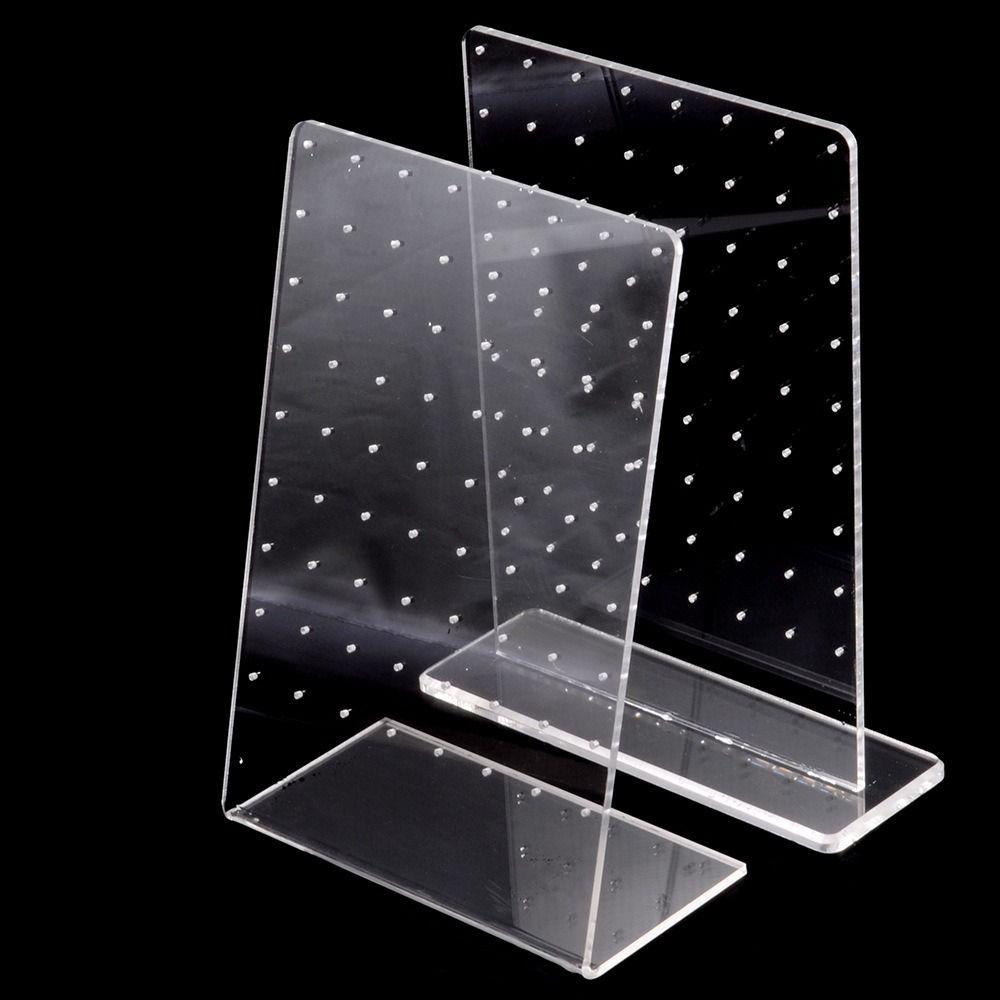 Transparent Jewelry Display Rack Handicrafts Nose Ring Holder Accessories Necklace Display