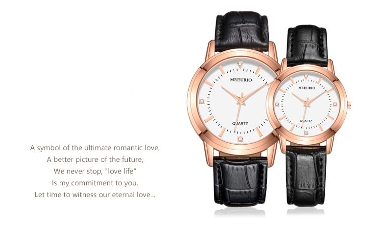 BiuEra Watch Leather Strap Watch for Women Girls IP67 Waterproof Fashion Black Gift for Anniversary Women's Mother's Day, Birthday,