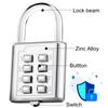 8 Position Push Button Combination Padlock,5 Position Locking Mechanism,Gym Locker Toolbox Combination Padlock