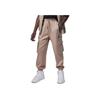 Post Up Solid Logo Jogger Knit Sports Pants Kids Bottoms Light-Yellow FV3323-200