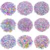 Charm Mixed Colors Wedding Decoration Nail Craft Star Heart Shell Leaves Glittering Slime Filler Jewelry Making Loose Sequins Handcraft DIY