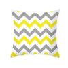 45x45cm Fashion Yellow Geometric Printing Pillowcase Sofa Hotel Office Seat Lumbar Cushion  Cover Home Decoration
