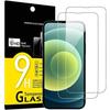 Tempered Glass Screen Protector for iPhone 13 Pro - E.F.CONNECTION - Pack of 2 - 9H Hardness - 0.33mm