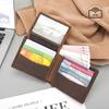 Top-Grain Crazy Horse Leather RFID Wallet with Multiple Card Slots