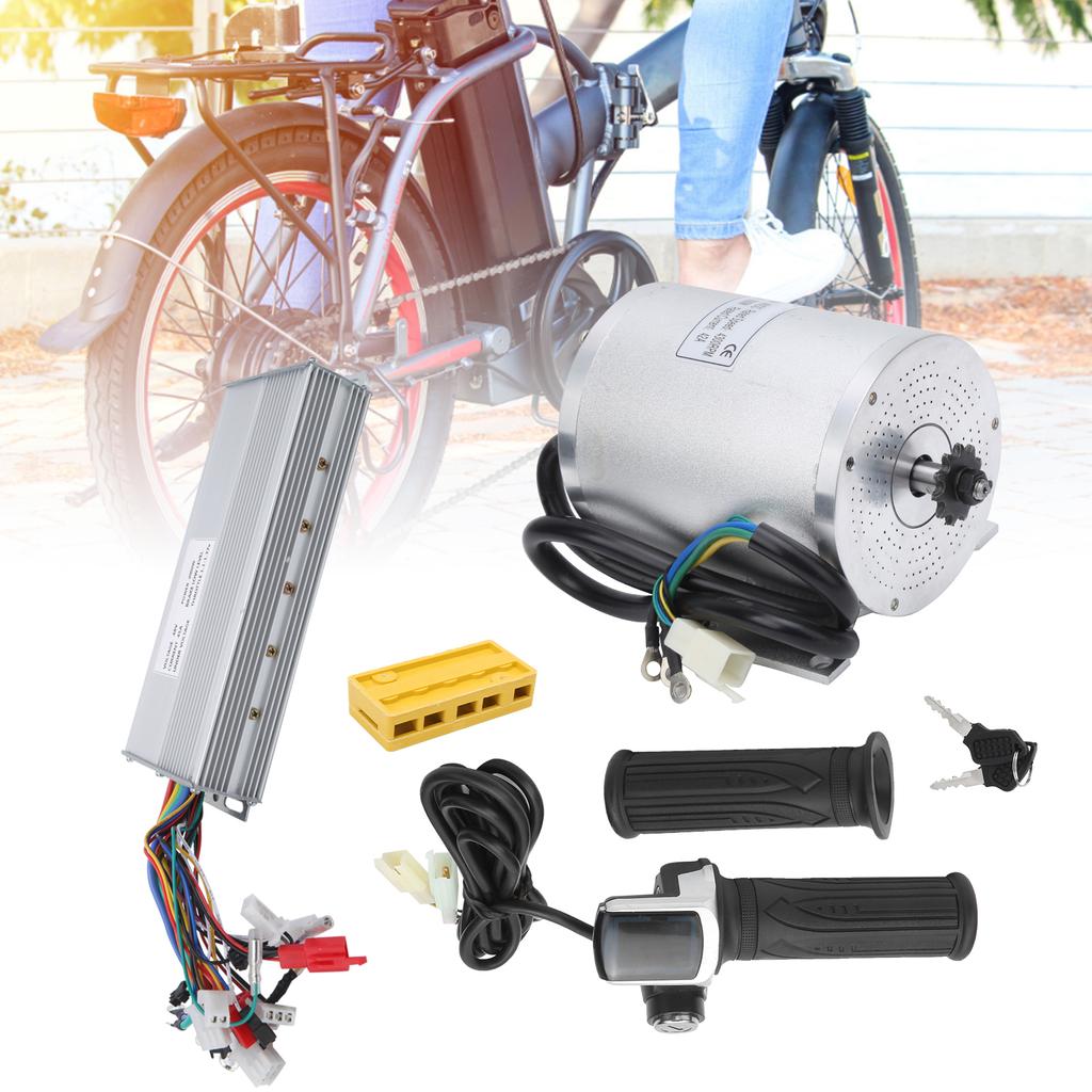 48V 2000W Electric Brush Motor with Controller Kit E‑Bike Conversion Accessory Set