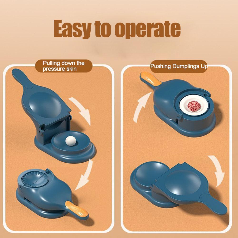 For Home Cooking Dough Skin Molder Machine Kitchen Gadgets 2 In1 Dumpling Maker DIY Kit Wrapper Presser Dough Pressing Ideal