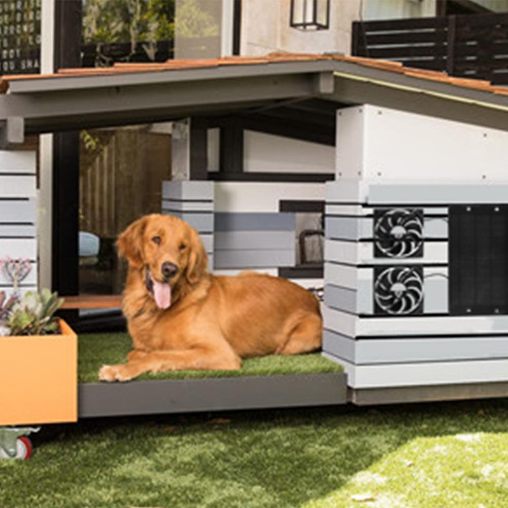 10W 12V Cooling RV Ventilation Fan Solar Panel Kit Solar Attic Fan Kit Electric Ventilation Fan for Chicken Coop Shed Pet House