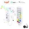 Smart Life Tuya Wifi RGB LED Strip Lights Rgb Controller DC 5V-24V Built-in MIC Music Sync Work with Alexa Google Home