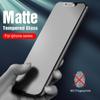 2 Pcs Matte Tempered Glass For iPhone 16 15 14 13 Pro Max Glass For iPhone 13 12 11 Pro Xs Max X XR 6 7 8 Plus Mini SE 2020 Screen Protector Film