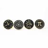 3cm For Teachers Student Black Letter Symbol Brooches Pin Periodic  Table