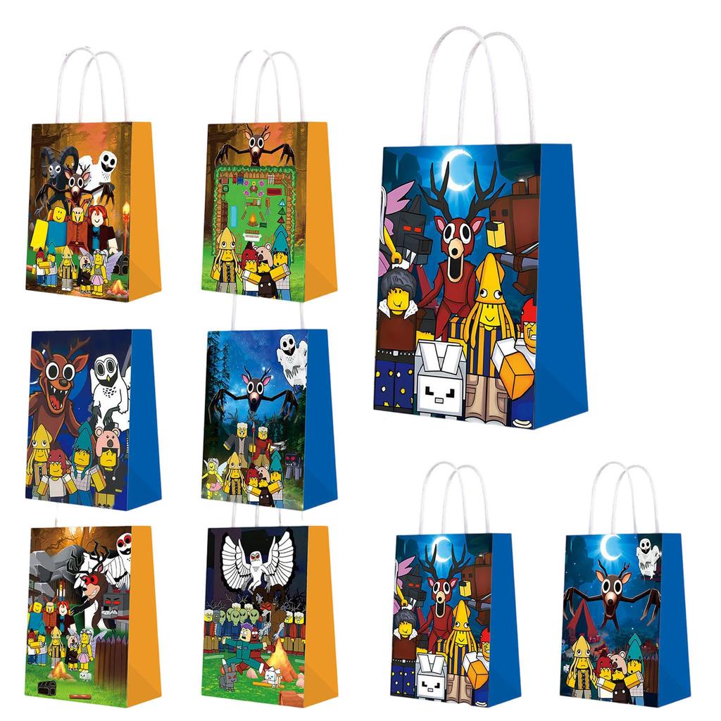 Game Forest Night Theme Party Decoration Handbag Children's Birthday Decoration