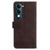 For Vivo Y29s 5G/Y04 4G Leather Wallet Cases Skin Touch Phone Cover Stand with Strap