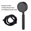 Stainless Steel Shower Head Fall Resistant Durable High Pressure Showerhead for Bathroom Handheld Water Saving Shower Set