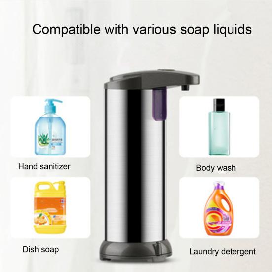 Automatic Soap Dispenser with Sensor Large Capacity Smart Intelligent Induction Hand Sanitizer Dispenser Liquid Soap Pump Kitchen Supplies