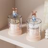 Rabbit Clear Toothpick Box Household Cotton Swab Box Desktop Storage Box Creative Dental Floss Box Toothtip Holder