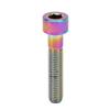 RISK Headset Stem Top Cap Fixing Bolt M6x30mm Column Head Bike Stem Bolt Screw Titanium Alloy for