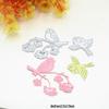 Cherry Flower Birds Cutting Dies Metal Stencil Scrapbooking Album Paper Card Embossing Craft Art Animal